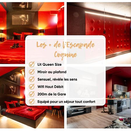 Ferienwohnung Cocon Sensuel - 50 Nuances - Les Cocons De Nath Montbéliard Exterior foto